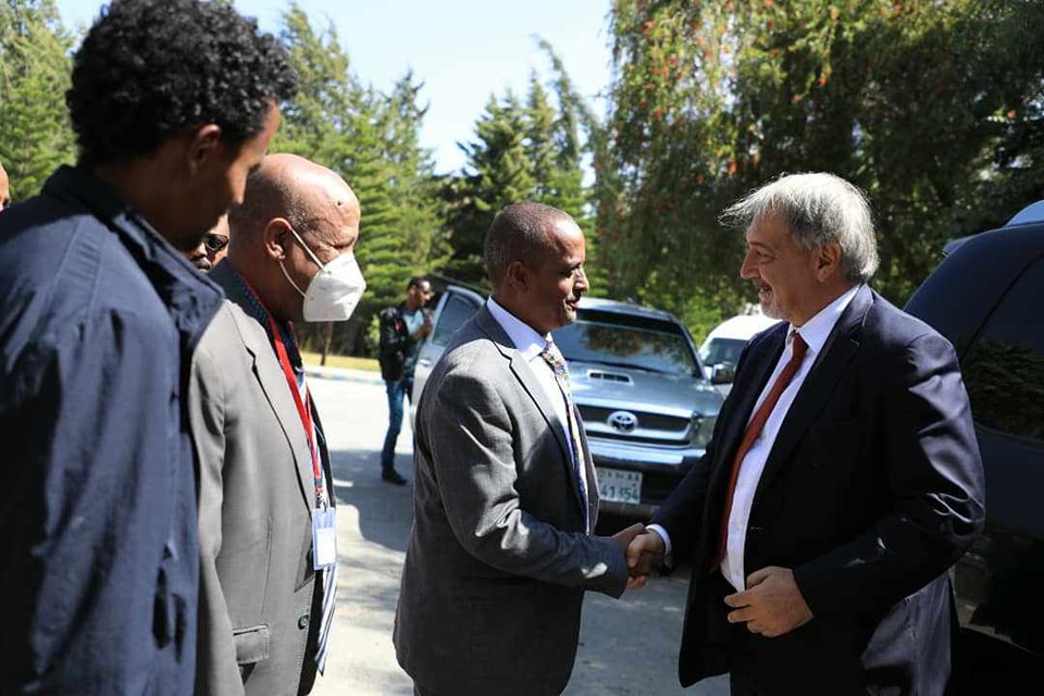 Italian Delegates lead by HE the President of Lazio Region Francesco ROCCA and HE Ambassador Agostino Palese paid a visit to Mekelle University, today Oct.31st/2023.